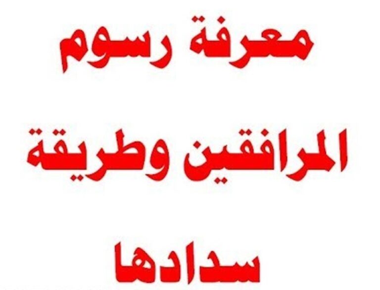 الاستعلام عن رسوم المقابل المالي للمرافقين في السعودية